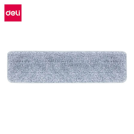 อะไหล่ผ้าม็อบไมโครไฟเบอร์ DELI VS1420-GR-01 ขนาด 39 X 12 ซม. สีเทา_0